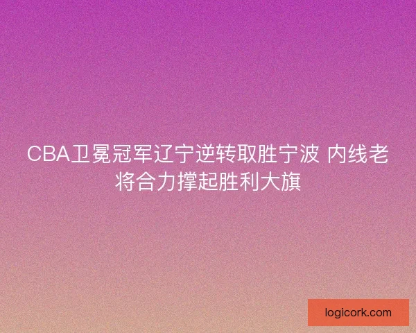 CBA卫冕冠军辽宁逆转取胜宁波 内线老将合力撑起胜利大旗 CBA卫冕冠军辽宁逆转取胜宁波 内线老将合力撑起胜利大旗