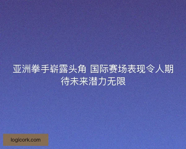 亚洲拳手崭露头角 国际赛场表现令人期待未来潜力无限 亚洲拳手崭露头角 国际赛场表现令人期待未来潜力无限